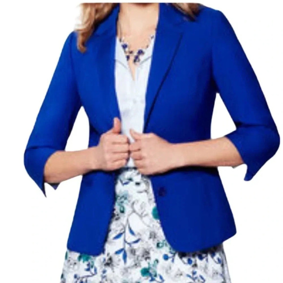 cleo Jackets & Blazers - 🎉HP💙Cleo petites ocean blue  blazer Petite Small